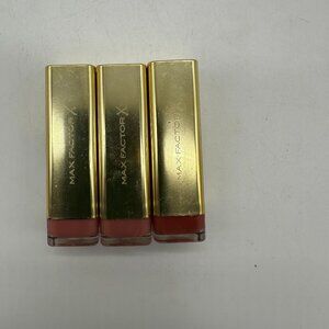 New Sealed Max Factor Lipstick 2 Simply Nude 725 & 1 Maroon Dust 735